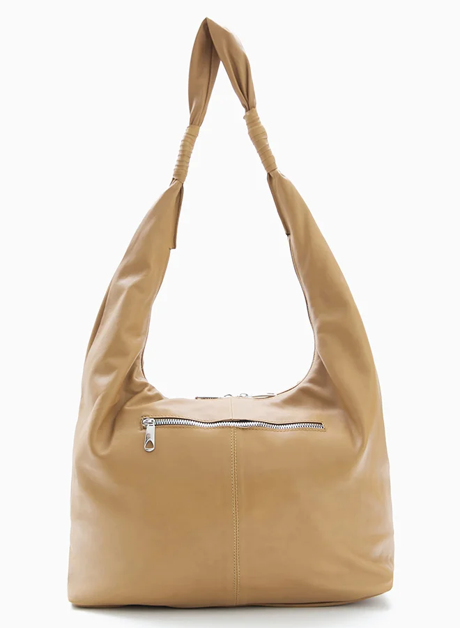 وي كرييت Light Caramel Slouchy Hobo Bag
