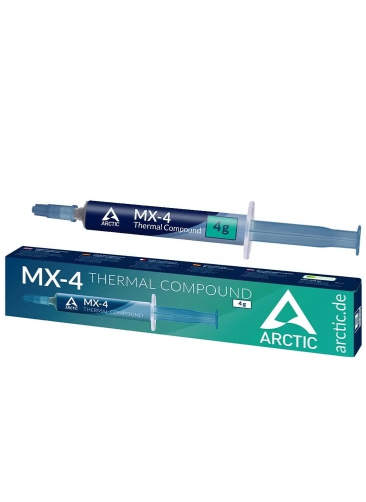 Arctic Thermal Compound Paste – MX-4 Arctic Cooling, 4g – High-Performance CPU & GPU Heat Sink Grease  - Image 1
