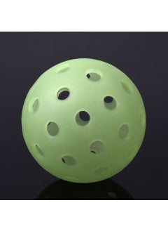 Generic Outdoor Pickleball Paddle 40 Holes 74mm Indoor And Outdoor 26 Holes Injection Moulding Ball Pickleballpaddle PE Material "Fluorescent green" green 40 holes 