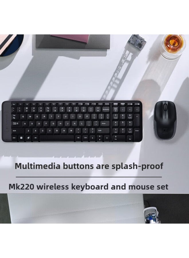 Logitech MK220 Wireless Keyboard And Mouse Suit Office Multimedia With Wireless 2.4G Receiver-Specifications:MK220  - Image 3