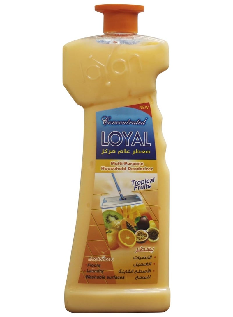 لويال مزيل الروائح الكريهة المنزلي المركز متعدد الأغراض من لويال، منظف الأرضيات بالفواكه الاستوائية - 700 مل - Image 1