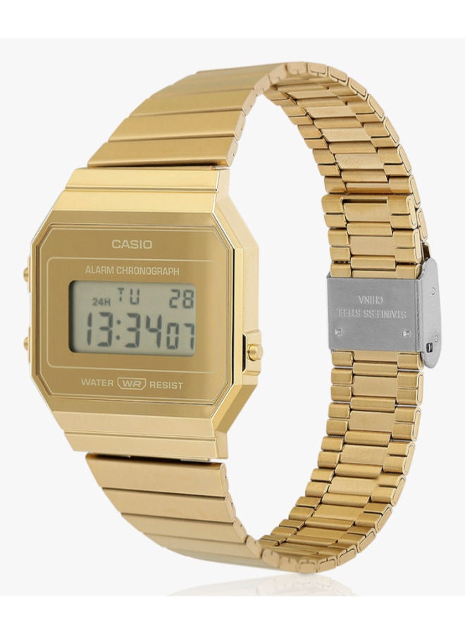 CASIO Stainless Steel Digital Wrist Watch  A700WEVG-9ADF - Image 3