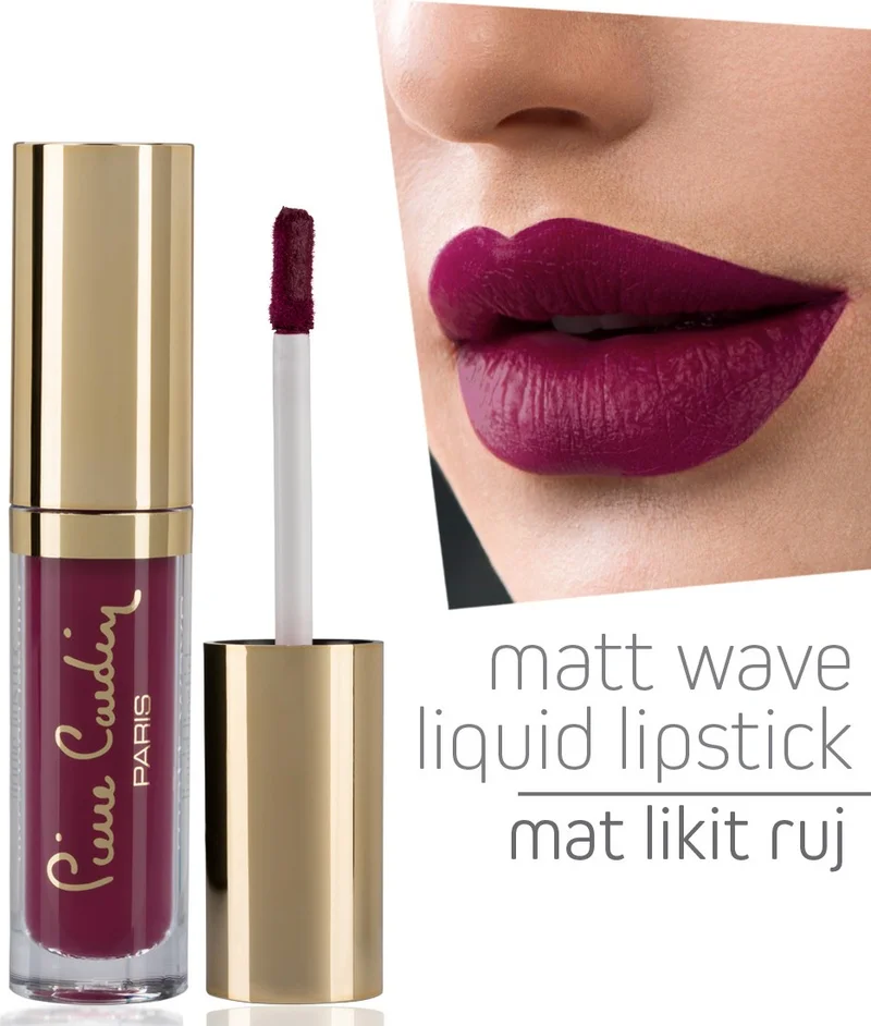 pierre cardin Matt Wave Liquid Lipstick – Matte Liquid Lipstick - Rose Pink