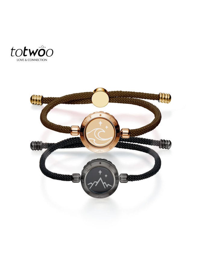 توتو Totwoo Mountain Alliance Oath Heart To Heart، اتصال عميق، حب عن بعد، تفاعل بين الثنائي، سوار استشعار، خاتم ذكي - Image 5