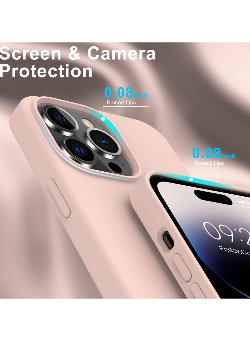 iPhone 14 pro Max Case Upgrade Defender Silicone Cover ShockProof Anti-Scratch Protective Phone Case (BABY PINK) - Image 4