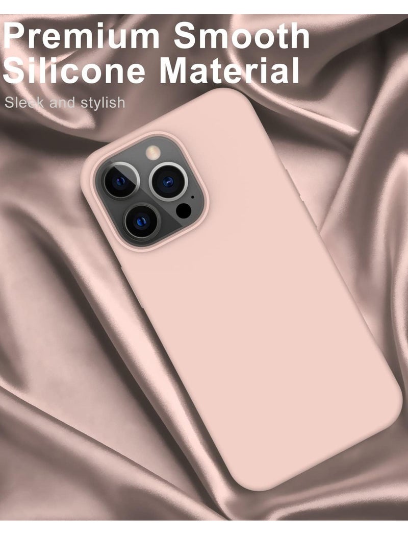 iPhone 14 pro Max Case Upgrade Defender Silicone Cover ShockProof Anti-Scratch Protective Phone Case (BABY PINK) - Image 5