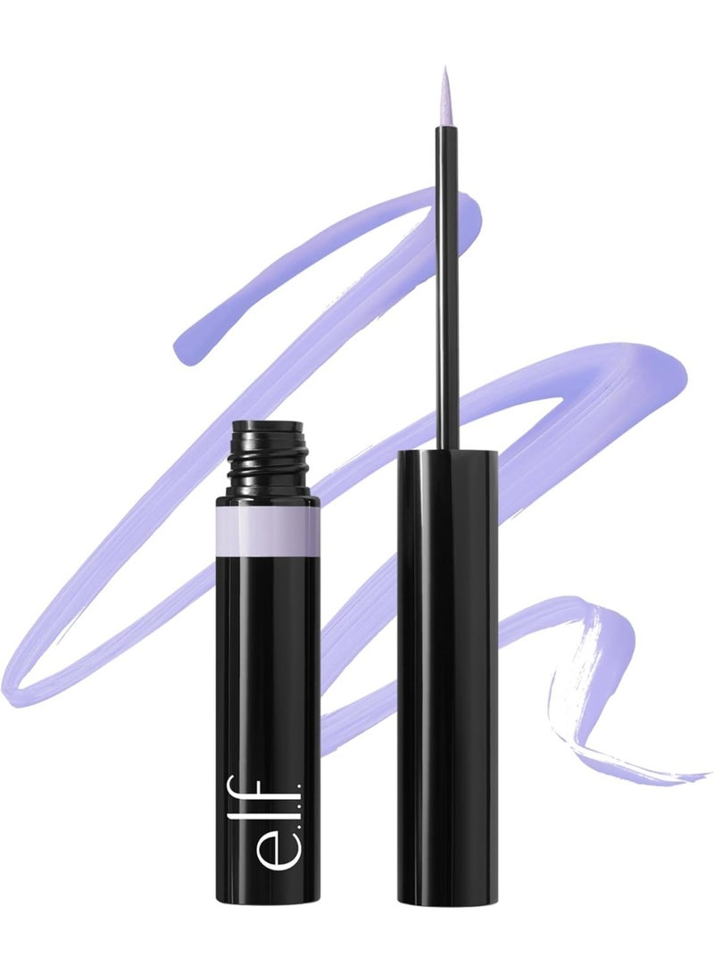 إلف قلم تحديد العيون H2O Proof Inkwell، ذو صبغة عالية، كحل سائل مقاوم للماء بلمسة نهائية مطفية، نباتي وخالٍ من القسوة، لون لافندر دايز - Image 1