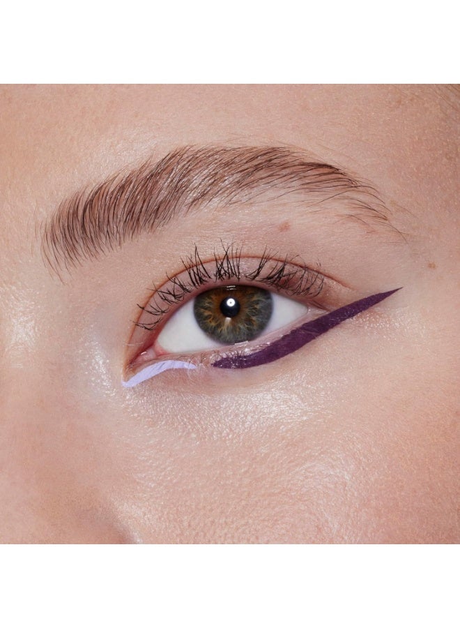 إلف قلم تحديد العيون H2O Proof Inkwell، ذو صبغة عالية، كحل سائل مقاوم للماء بلمسة نهائية مطفية، نباتي وخالٍ من القسوة، لون لافندر دايز - Image 4