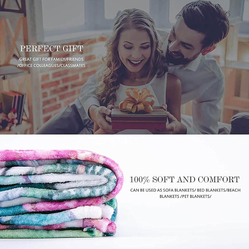 Strawberry Blanket Soft Cozy Fleece Throw for Kids Girls Women Teens Strawberry Gifts Pink Fruit Pattern Blanket for Couch Sofa Bed Camping(50x60 Inch) - Image 4