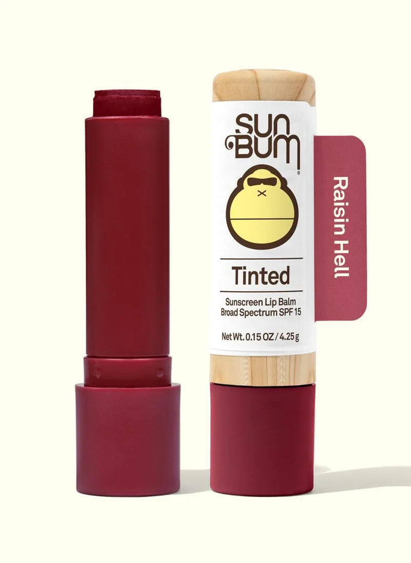 Sun Bum Tinted Lip Balm Raisin Hell SPF 15 .15 oz
