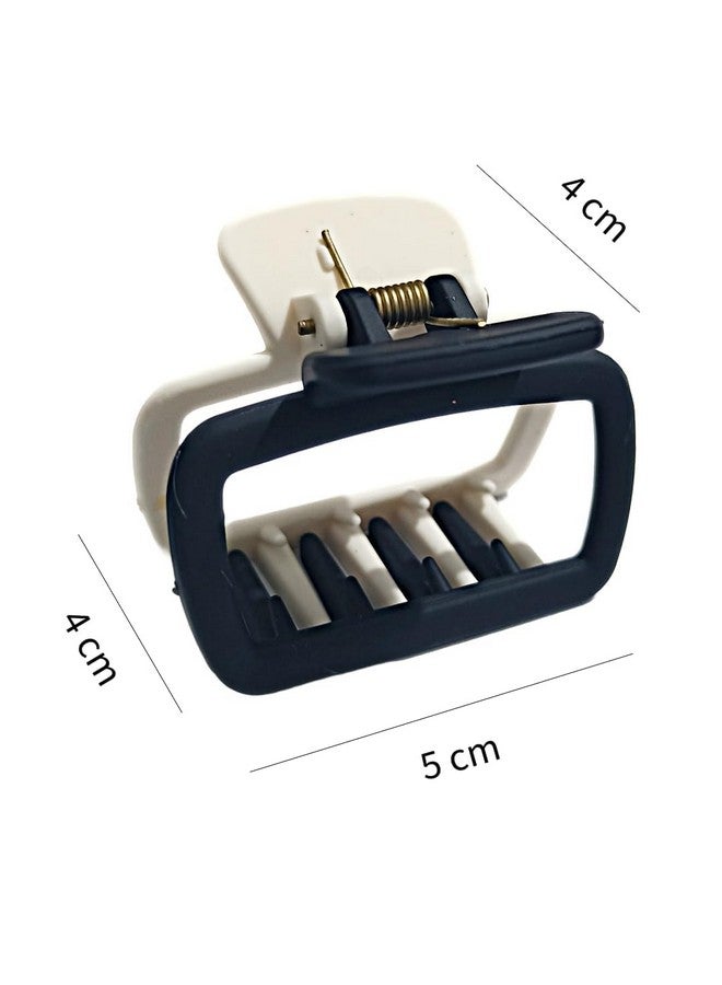 DIGALI ENTERPRISE Double Shade Matte Hair Claw Clips for Women | Non-Slip Rectangle Design | Perfect for Curly & Straight Hair | Durable Hair Accessories for Daily Use (3) - Image 3
