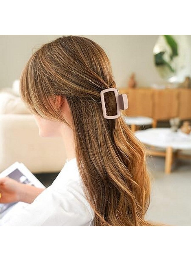 DIGALI ENTERPRISE Double Shade Matte Hair Claw Clips for Women | Non-Slip Rectangle Design | Perfect for Curly & Straight Hair | Durable Hair Accessories for Daily Use (3) - Image 5