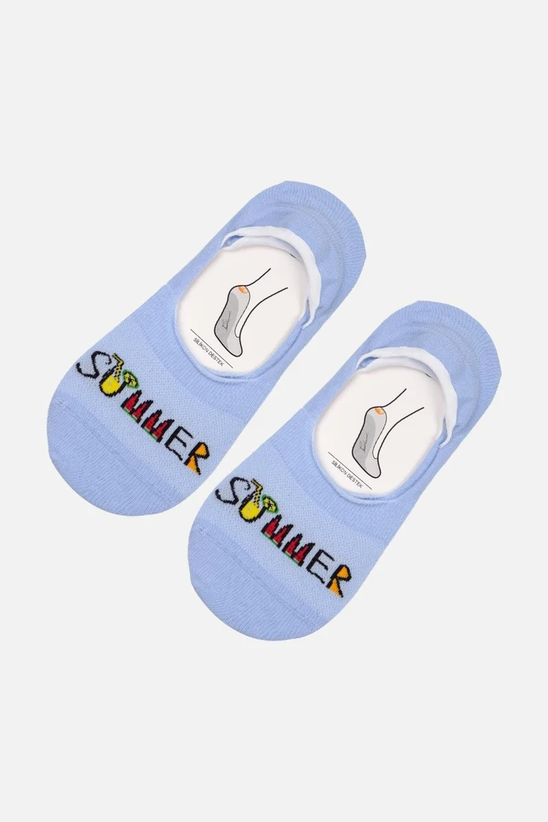 Aytuğ Women's Cotton 2 Pairs Special Boxed Ballet Socks - 31355