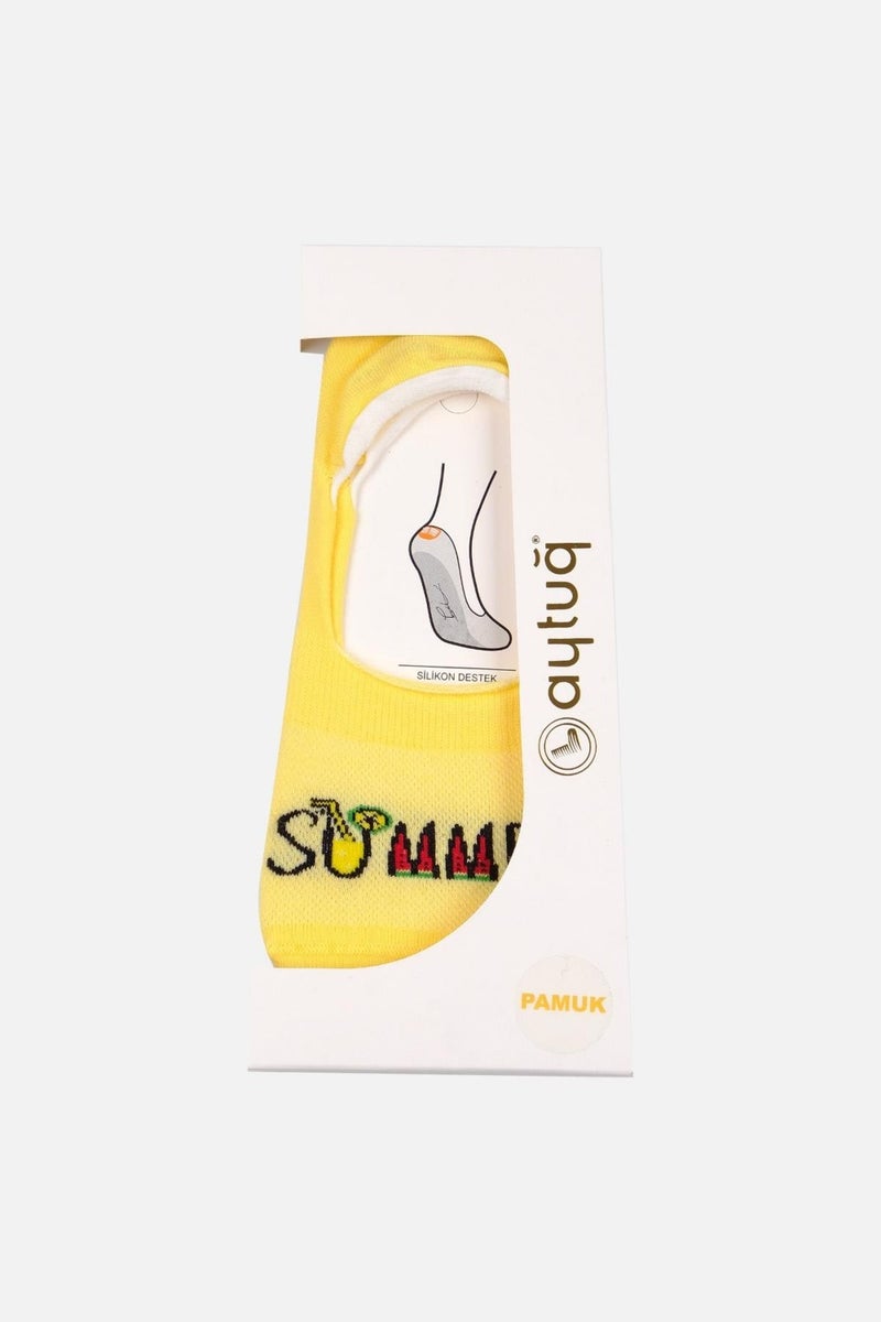 Aytuğ - Women's Cotton 2 Pairs Special Boxed Ballet Socks - 31355 - Image 1