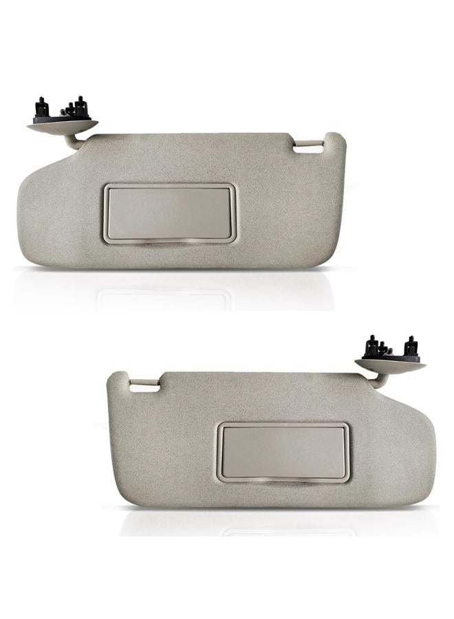 2M PLASTIC Sun Visor for Chevy Blazer S10 2000-2005 Driver & Passenger OE Quality (Gray) - Image 1