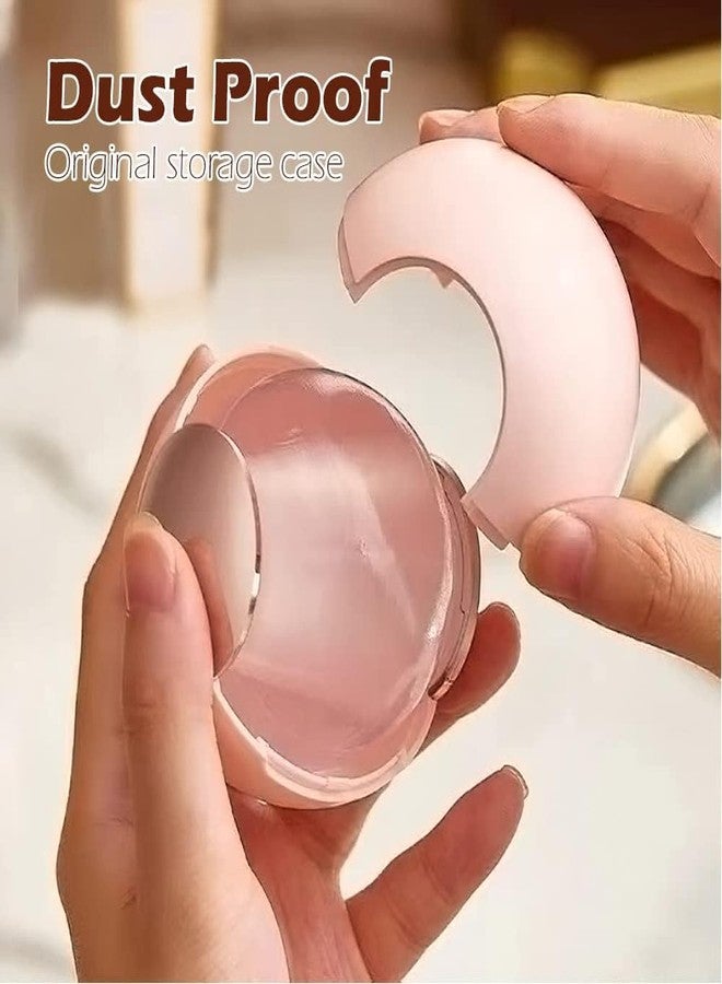 Elfzone Reusable Lint Roller - Reusable Lint Rollers for Pet Hair, Sticky Pet Hair Remover for Dog Fur Cat Fuzz, Portable Mini Round Tecogue Cleaner for Travel,2.68in/3.46oz - Image 4