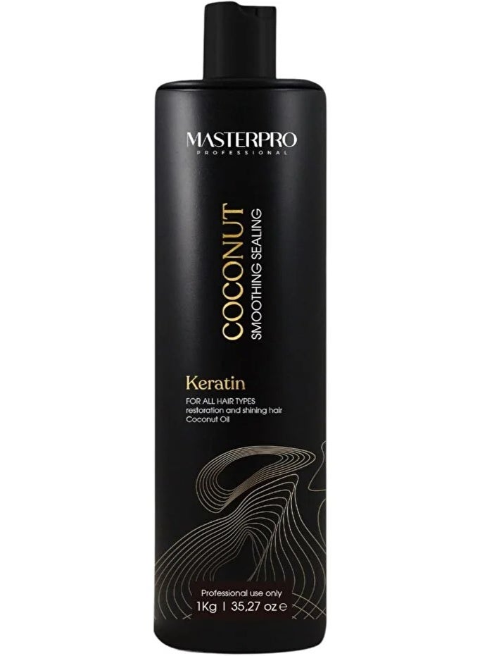 ماستربرو بروفيشنال Dobiana Brazilian Keratin Hair Treatment 1L | Anti-Frizz Smoothing with Coconut Protein - Image 1