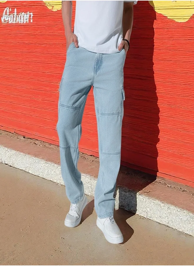 هوبرهولمي Light Blue Jeans For Men