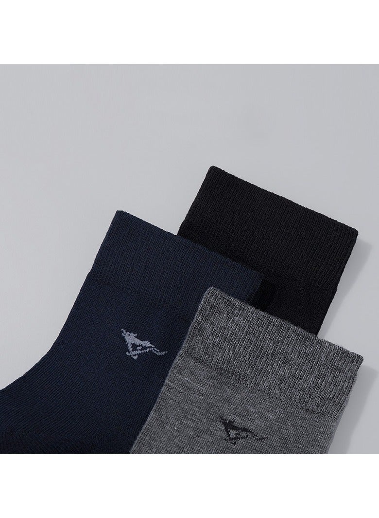 Septwolves Combed cotton gift box men's socks, thin, deodorizing, sweat-absorbing, breathable men's socks, men's solid color cotton socks, 7a antibacterial, casual and fashionable mid-tube socks (6 pairs ) - Image 2