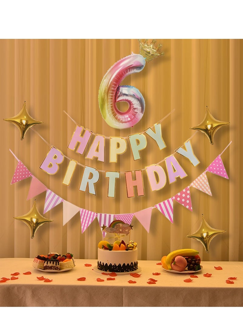 MissTiara بالون زينة لحفلة عيد الميلاد مع لافتة - Image 3