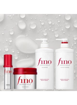 Fino Premium Touch Luxury Hair Care Set - Shampoo, Conditioner, Hair Mask, and Hair Oil - Dry Damaged Repair - view 2