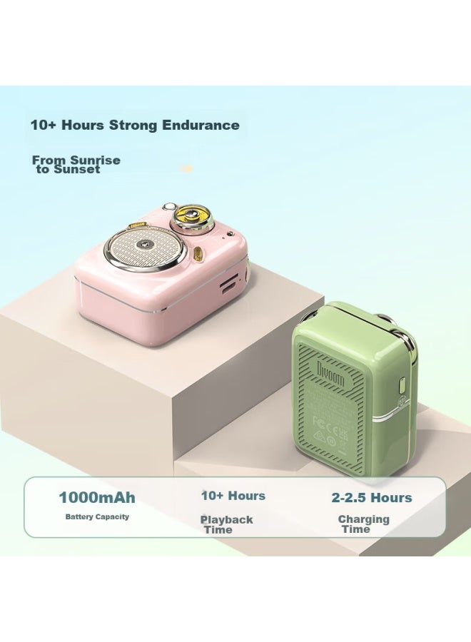 Divoom Dot Sound Beatles 2 Cute Retro Mini Bluetooth Speaker Portable Outdoor Small Speaker Subwoofer Wireless Card-insertable Fm Radio Birthday Gift For Girlfriends - Image 3