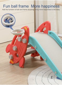 JSAITOYS Baby Toy Slides Mini Indoor Slide Plastic Foldable Stair Slide Kids Playground Equipment  - Image 2