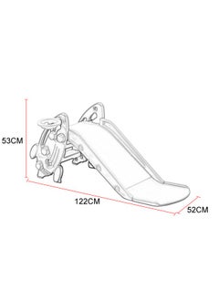 JSAITOYS Baby Toy Slides Mini Indoor Slide Plastic Foldable Stair Slide Kids Playground Equipment  - Image 5