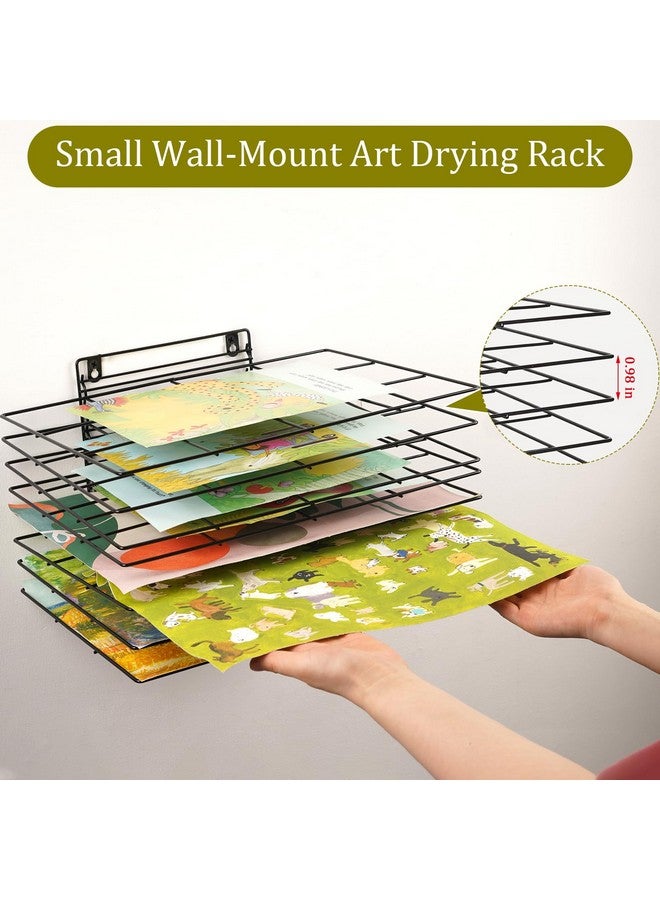 Lzttyee Art Drying Rack for Classroom Paint Drying Rack Small Art Drying Rack Wall Art Storage Rack with 8 Removable Shelves for Classrooms and Art Studios(8 Shelves) - Image 2