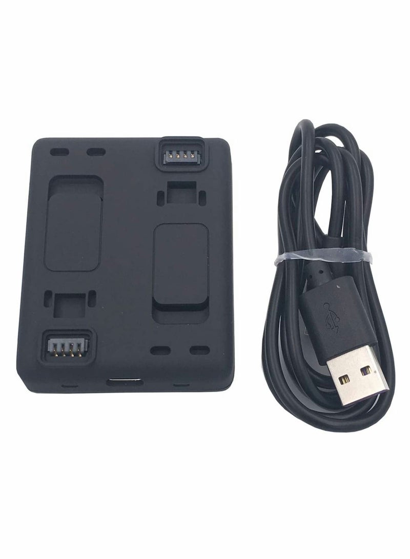 Captaintech 4K Camera Battery Dual Fast Charger Base Kit for Insta360 one R Cameras - Image 4