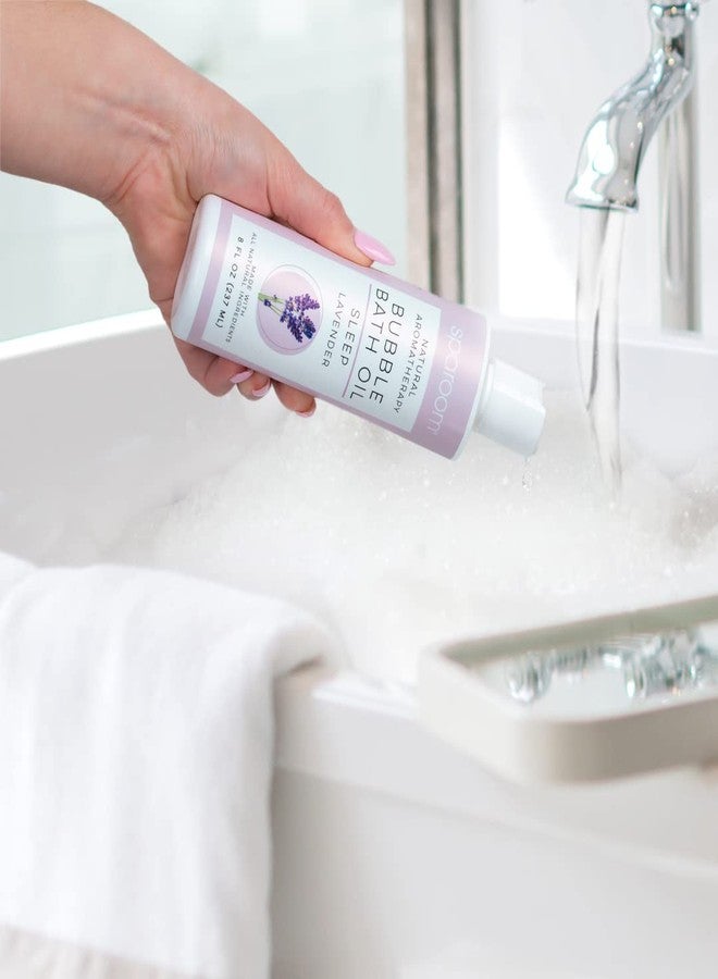 SpaRoom All Natural Hydrating and Nourishing Aromatherapy Foaming Bubble Bath Oil with Jojoba Oil, Olive Oils and Aloe, 8 oz, Sleep-Lavender - Image 4