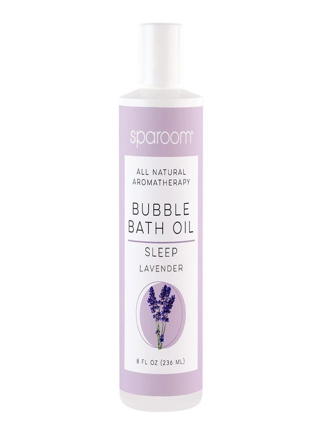 SpaRoom All Natural Hydrating and Nourishing Aromatherapy Foaming Bubble Bath Oil with Jojoba Oil, Olive Oils and Aloe, 8 oz, Sleep-Lavender - Image 1