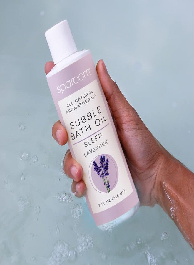 SpaRoom All Natural Hydrating and Nourishing Aromatherapy Foaming Bubble Bath Oil with Jojoba Oil, Olive Oils and Aloe, 8 oz, Sleep-Lavender - Image 2