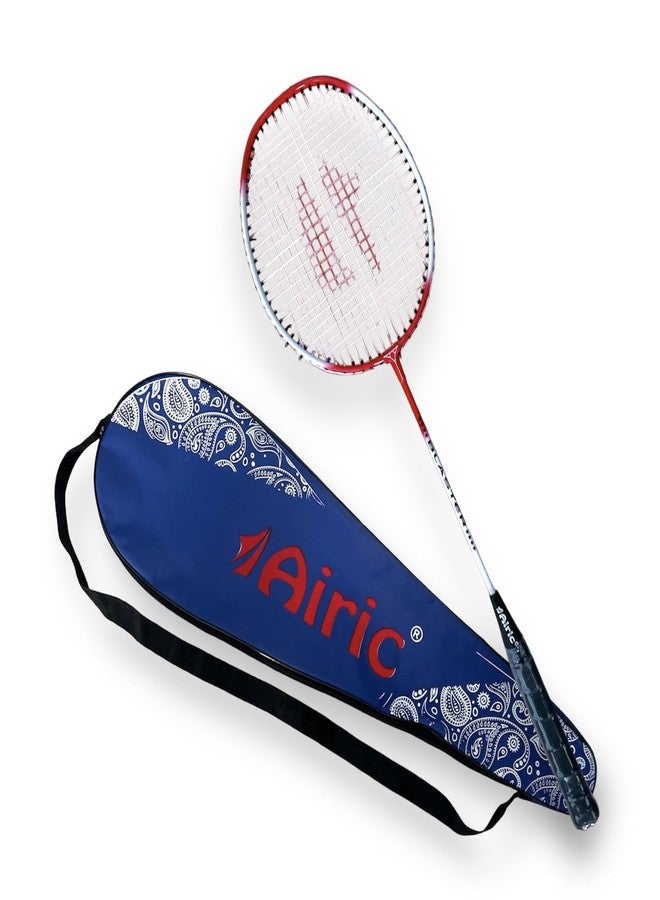 Airic Isometric Blaster Staunch with Cover Multicolor Strung Badminton Racquet (Pack of: 1, 115 g) (Red) - Image 2