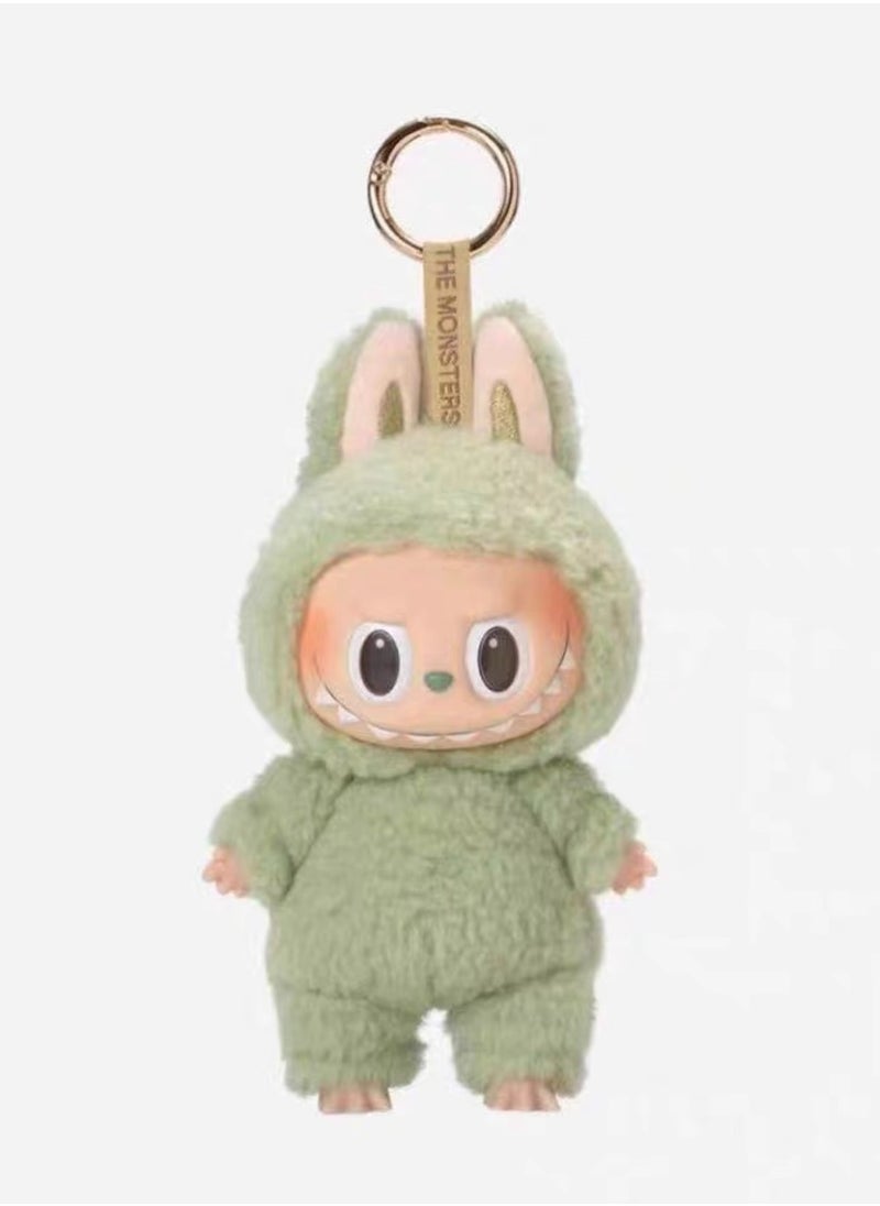 LABUBU LABUBU Doll, Plush Toy Set Vinyl Plush Hanging Card,Blind Box Figures La bubu, Plush Toys for Modern Home Decor, Collectible Toy， Height 17 cm 