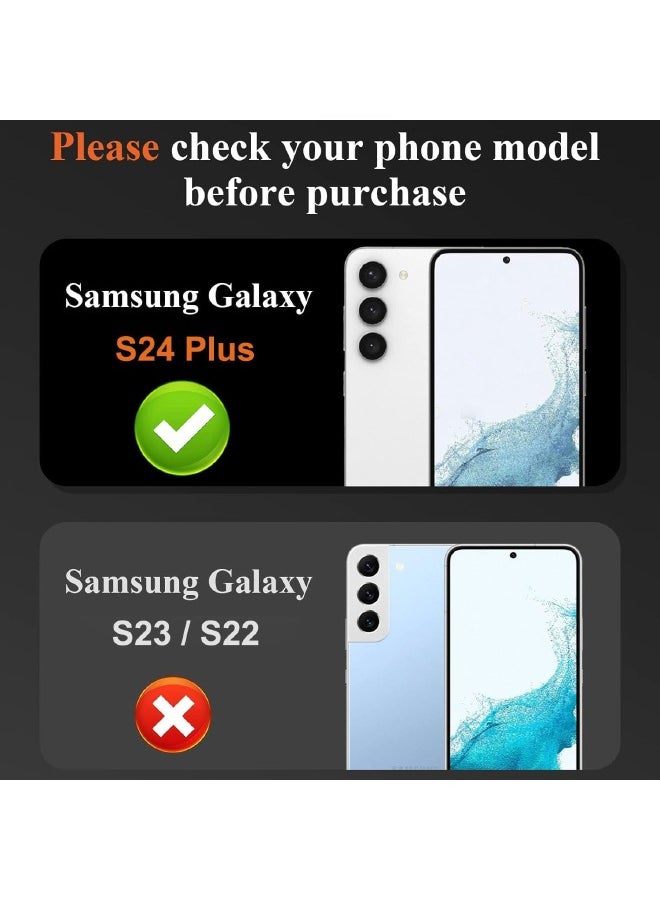 Glass 3-Packs Samsung Galaxy S24+ Camera Lens Protector, Tempered Glass Camera Lens Protector for Samsung Galaxy S24 Plus, Ultra HD, 9H Hardness, Anti-Scratch, Easy Installation - Black  - Image 2