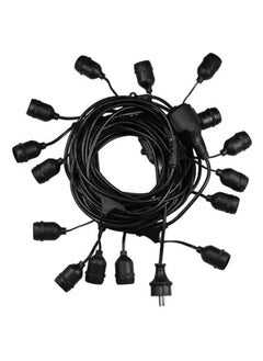 SP SUPER POWER 33FT Outdoor String Lights Commercial Great Weatherproof Strand 10 Meter 20 Hanging Sockets Decorative Lights for Outdoor Garden(Bulbs Not Included)  - Image 1