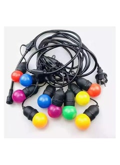 SP SUPER POWER 33FT Outdoor String Lights Commercial Great Weatherproof Strand 10 Meter 20 Hanging Sockets Decorative Lights for Outdoor Garden(Bulbs Not Included)  - Image 5