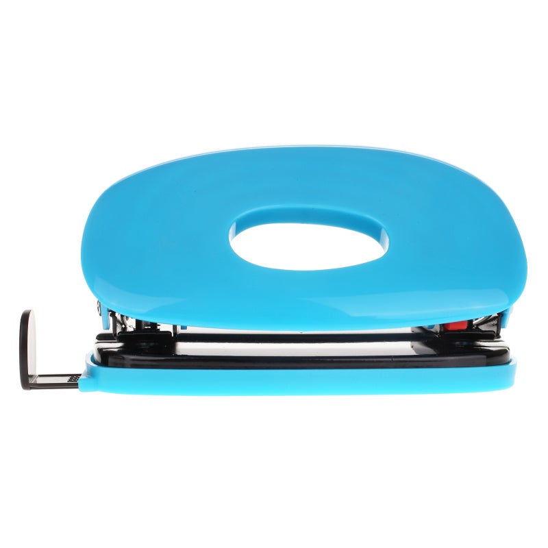 Kw-trio Adjustable Hole Punch: 2/4-Hole Switch, Metal Cutter Head, 10 Sheet Capacity, Ruler Positioning, Storage Structure for Loose-Leaf Notebooks, Hand Accounts, Students - Image 1