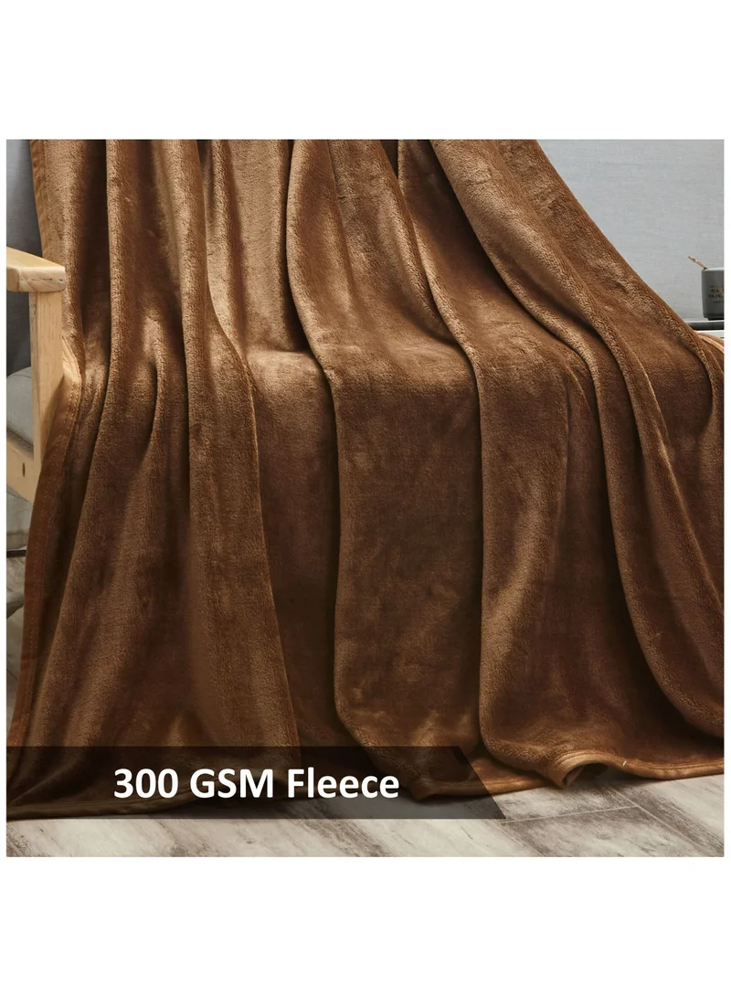 Donetella 1-Piece Ultra Soft Flannel Fleece Blanket/Throw
