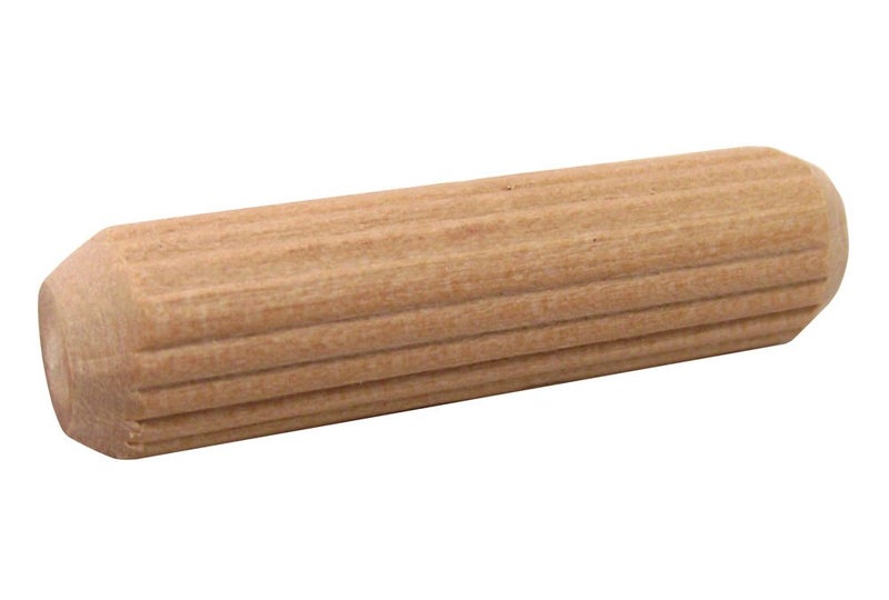 Milescraft 5303-1/2in diameter x 1-1/2in long Fluted Wooden Dowel Pins With Chamfered Ends for Easy Installation - 20pcs - Ideal for Woodworking Projects-Made of Hardwood - Image 1