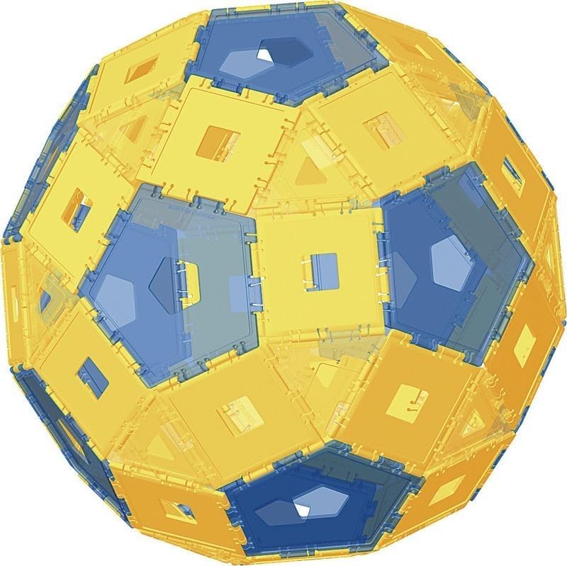 Gigo X Geo Solids Kit Teaching Aid - 240 Pieces for Building Geometric Shapes - Image 3