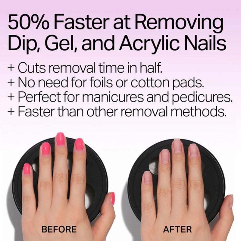 Nailboo Magic Soak Manicure Remover Bowl, Electric Nail Soaking Bowl Effortlessly Removes Nail Dip Powder, Acrylic, Gel Polish and Press Ons, Perfect Size for Manicures - Image 3