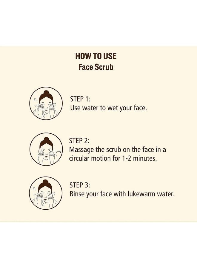 adbeni Combo Natural Apricot Scrub 5Oml 2Pc + Fauve Kajal 1Pc Pack Of 3 - Image 4