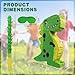 Ipalmay Dinosaur Pinata Cute Trex Dino Pinata with Blindfold and Bat for Birthday Baby Shower Beach Party Cinco De Mayo Mexican Fiesta Events Jungle Dinosaur World Animal Themed Party Favors - Image 4