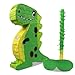 Ipalmay Dinosaur Pinata Cute Trex Dino Pinata with Blindfold and Bat for Birthday Baby Shower Beach Party Cinco De Mayo Mexican Fiesta Events Jungle Dinosaur World Animal Themed Party Favors - Image 2