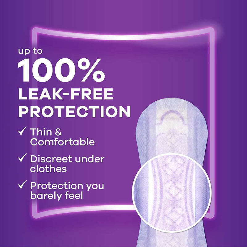 Always Discreet Adult Incontinence  Postpartum Liners for Women Size 2 Very Light Absorbency Regular Length 120 Count Packaging May Vary Pack of 2 - Image 2