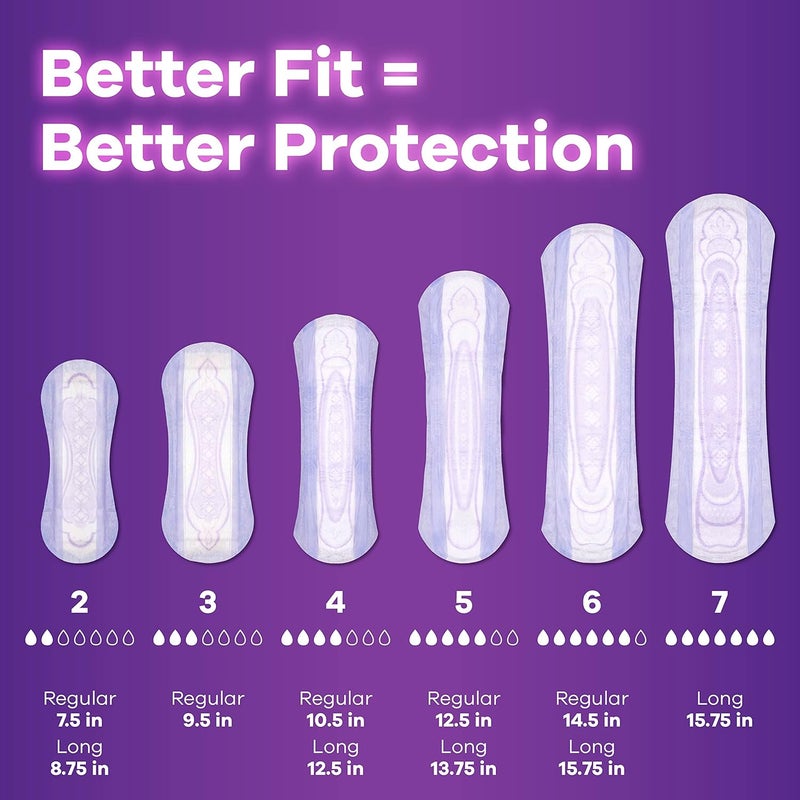 Always Discreet Adult Incontinence  Postpartum Liners for Women Size 2 Very Light Absorbency Regular Length 120 Count Packaging May Vary Pack of 2 - Image 3