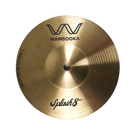Wambooka Cymbals Flat Splash 8 Inch Traditional Alloy Finish - For Students - Image 1
