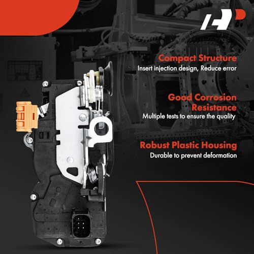 A-Premium Door Latch Lock Actuator Compatible with Chevrolet Vehicles - Impala 2006 2007 2008 2009 2010 2011, Sedan - Rear Left Driver Side, Replace# 10338777, 15277755 - Image 5